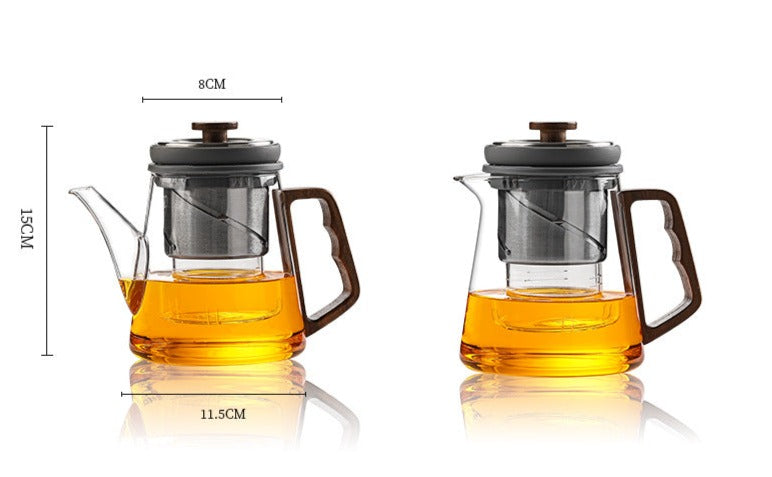 This is high borosilicate glass teapot.this is a magnetic teapot