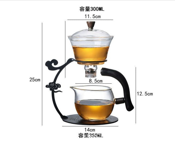 this is an automatic glass teapot