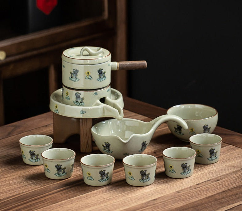 this is an automatic ceramic teapot