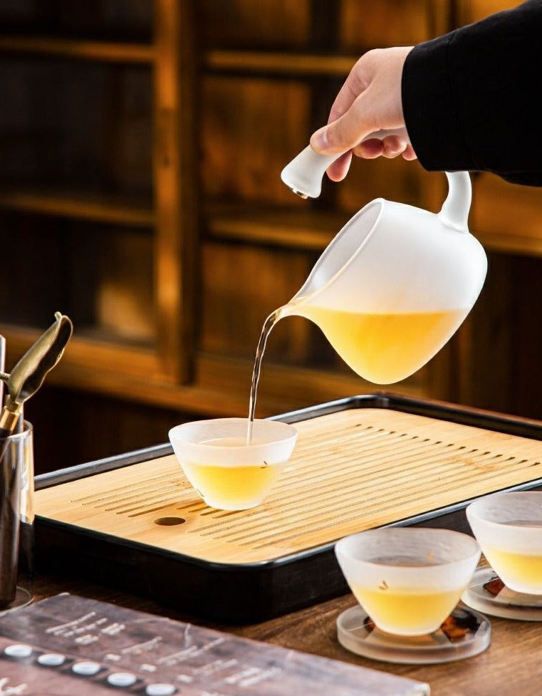 this is an automatic glass teapot