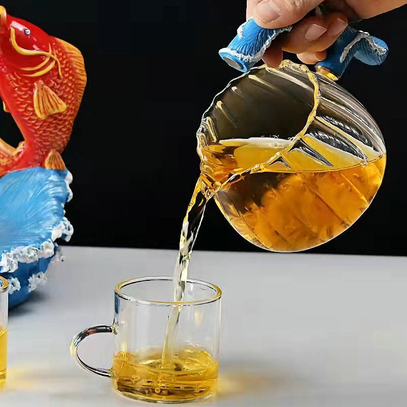 this is an automatic glass teapot