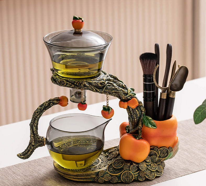 this is an automatic glass teapot