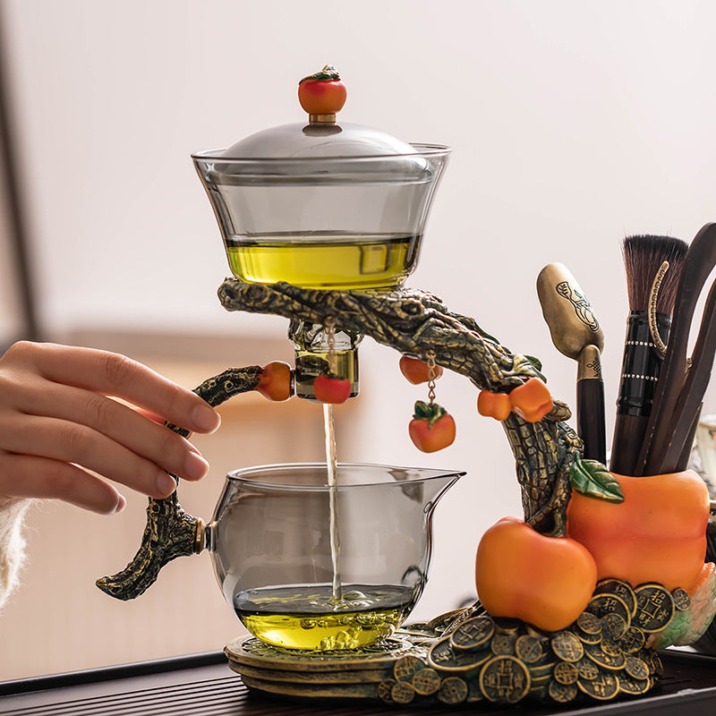 this is an automatic glass teapot
