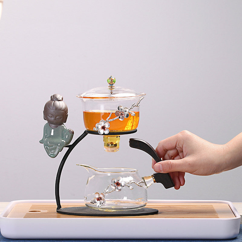 this is an automatic glass teapot