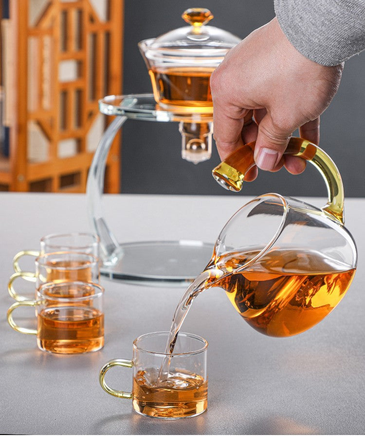 this is an automatic glass teapot