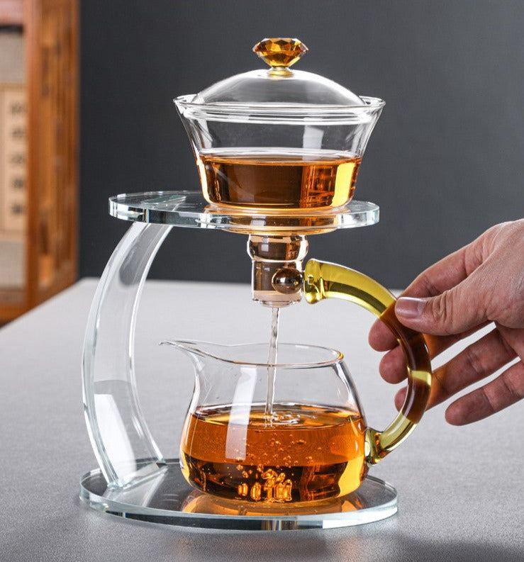 this is an automatic glass teapot