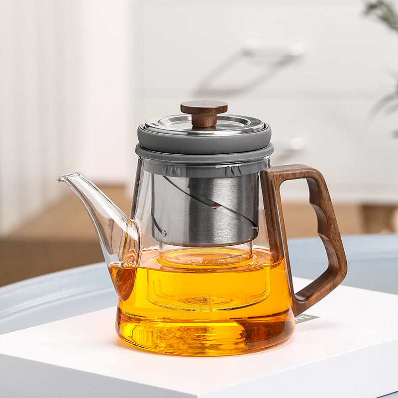 This is high borosilicate glass teapot.this is a magnetic teapot