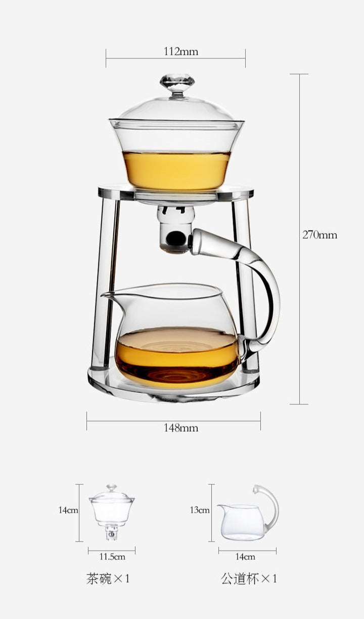 this is an automatic glass teapot