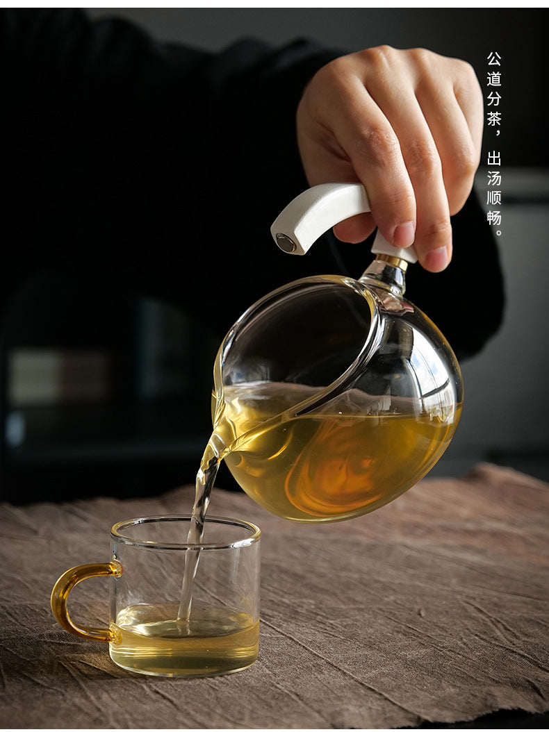 this is an automatic glass teapot