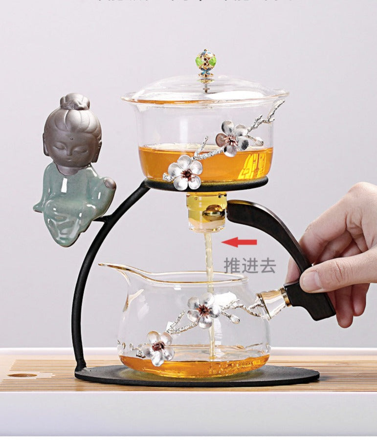 this is an automatic glass teapot