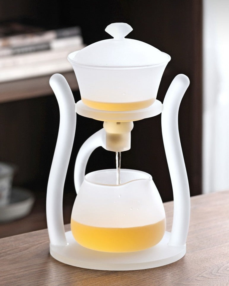 this is an automatic glass teapot