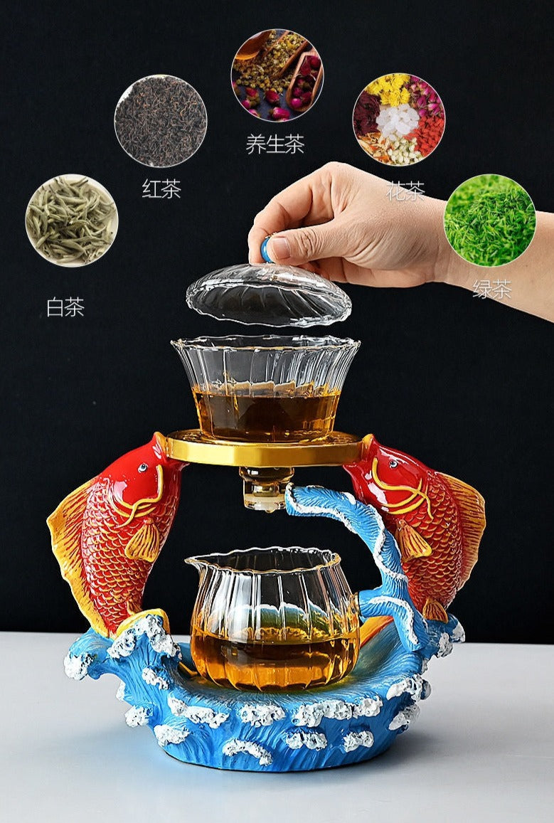 this is an automatic glass teapot
