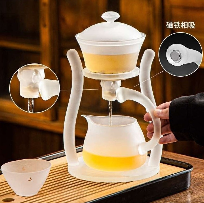 this is an automatic glass teapot