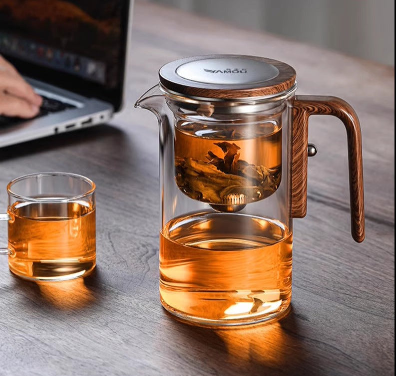 This is high borosilicate glass teapot.this is a magnetic teapot