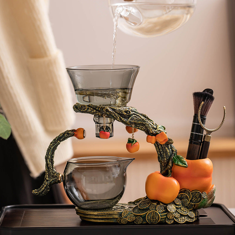 this is an automatic glass teapot