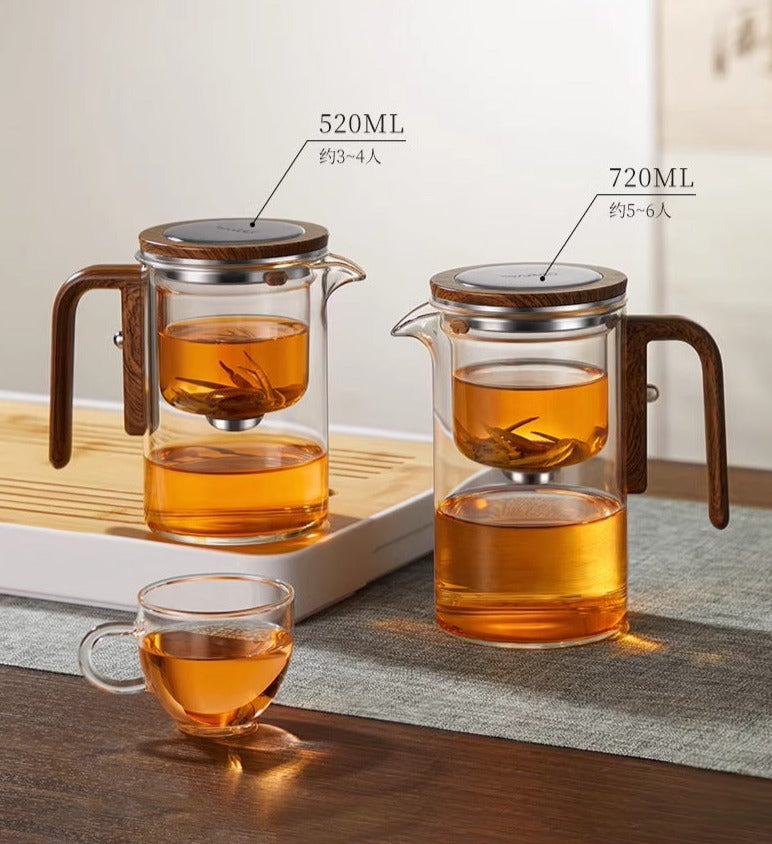 This is high borosilicate glass teapot.this is a magnetic teapot