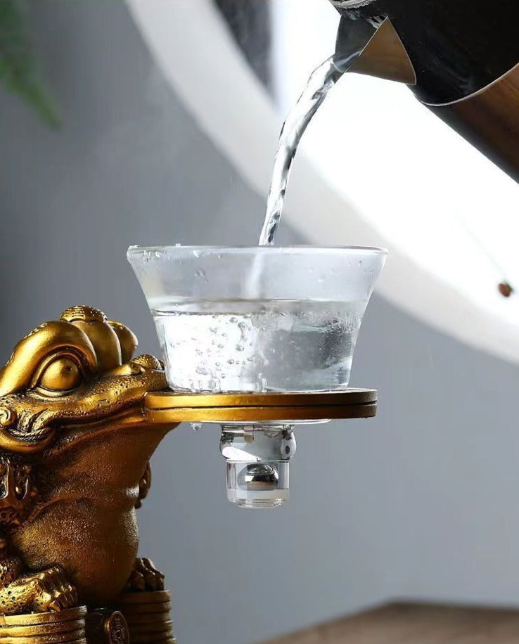this is an automatic glass teapot