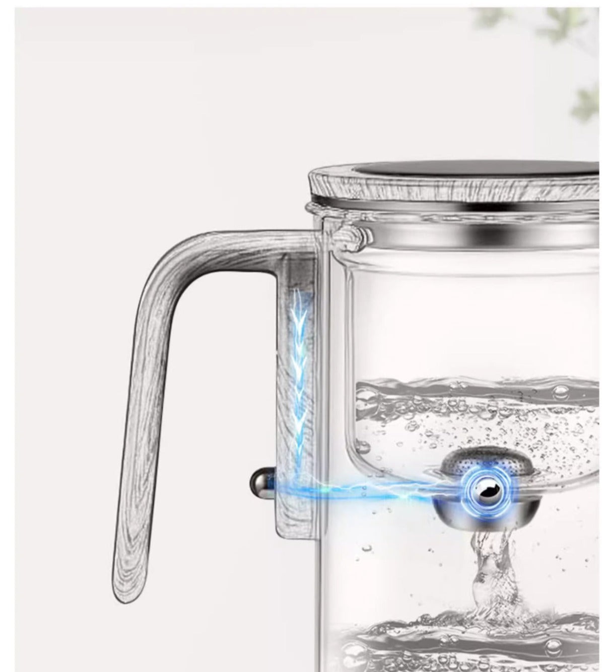 This is high borosilicate glass teapot.this is a magnetic teapot