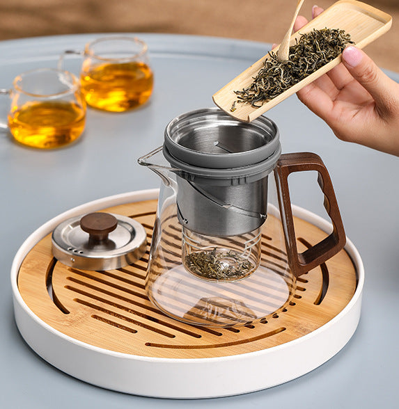 This is high borosilicate glass teapot.this is a magnetic teapot