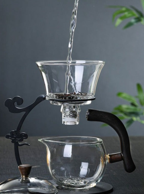 this is an automatic glass teapot