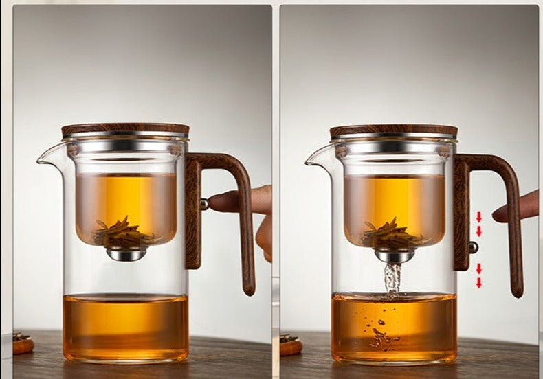 This is high borosilicate glass teapot.this is a magnetic teapot