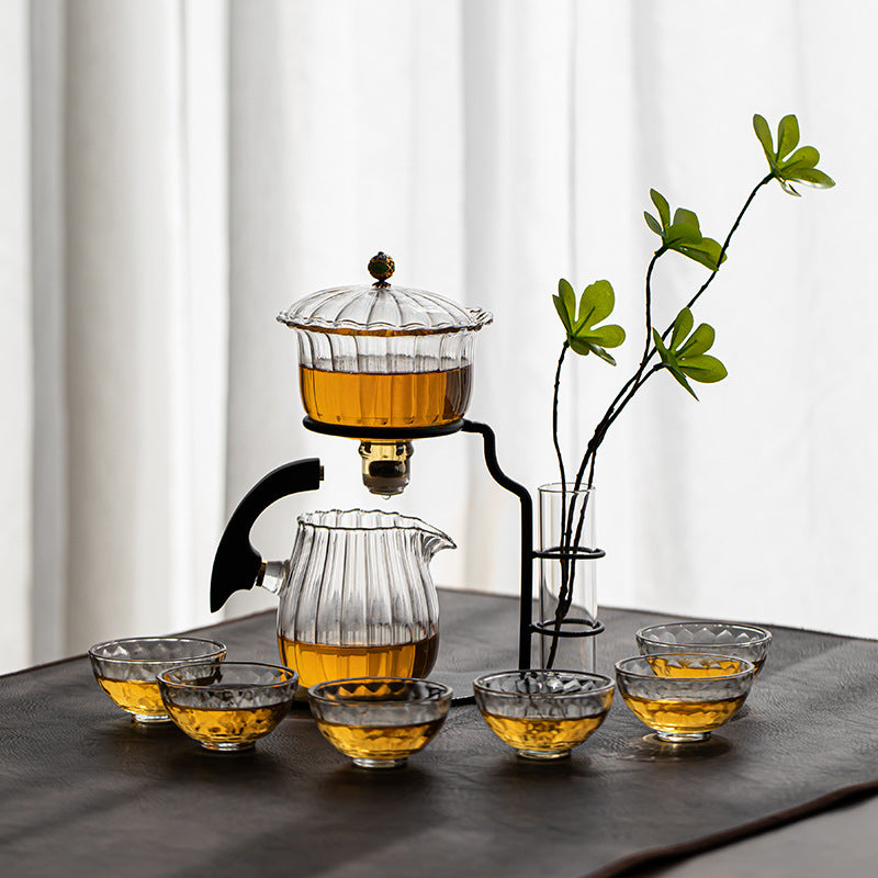 This is high borosilicate glass teapot.this is a automatic teapot