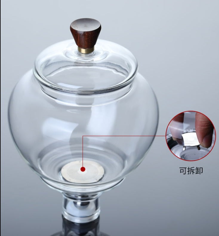 this is an automatic glass teapot