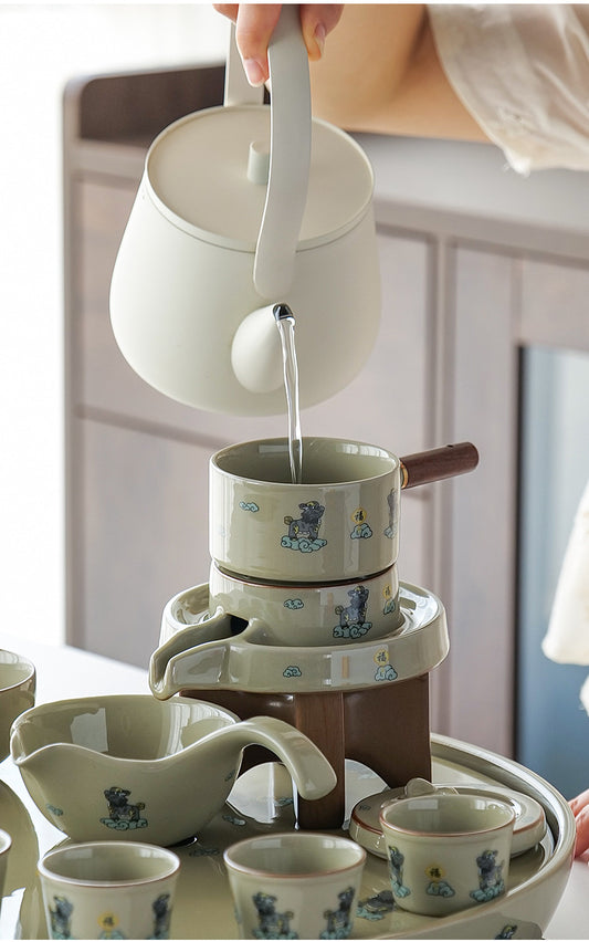 this is an automatic ceramic teapot