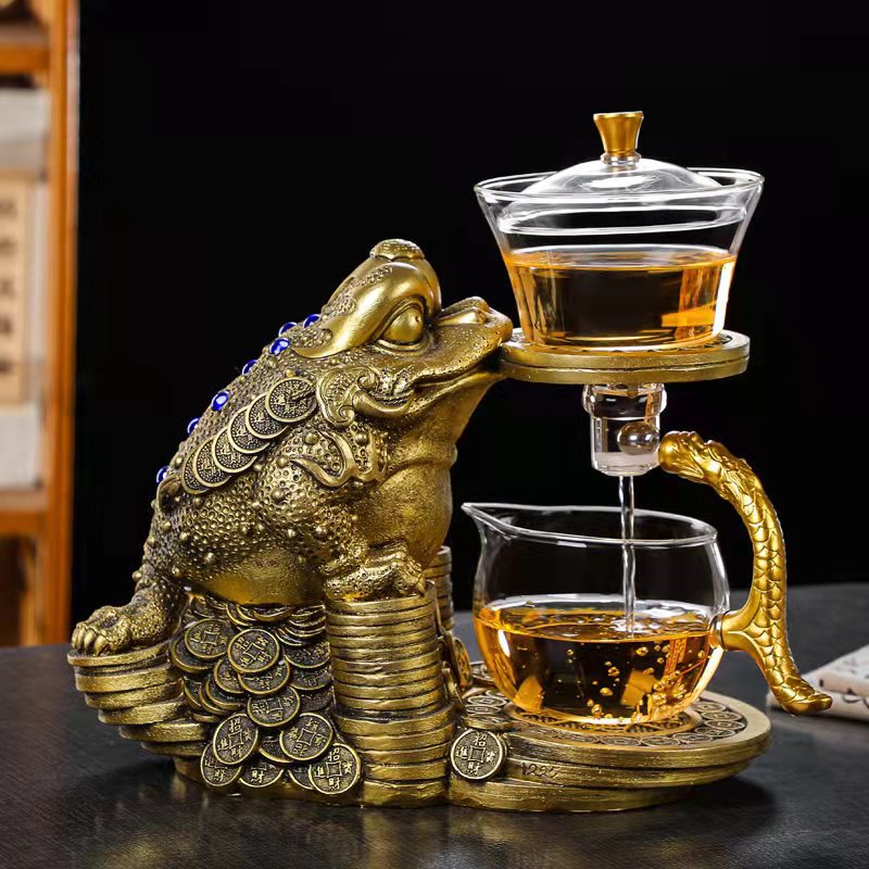 this is an automatic glass teapot