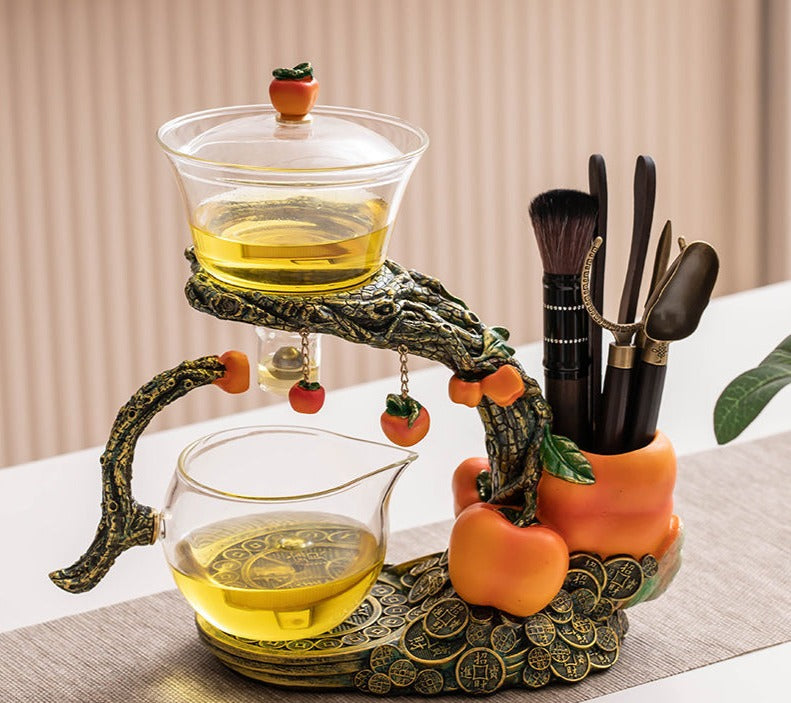 this is an automatic glass teapot