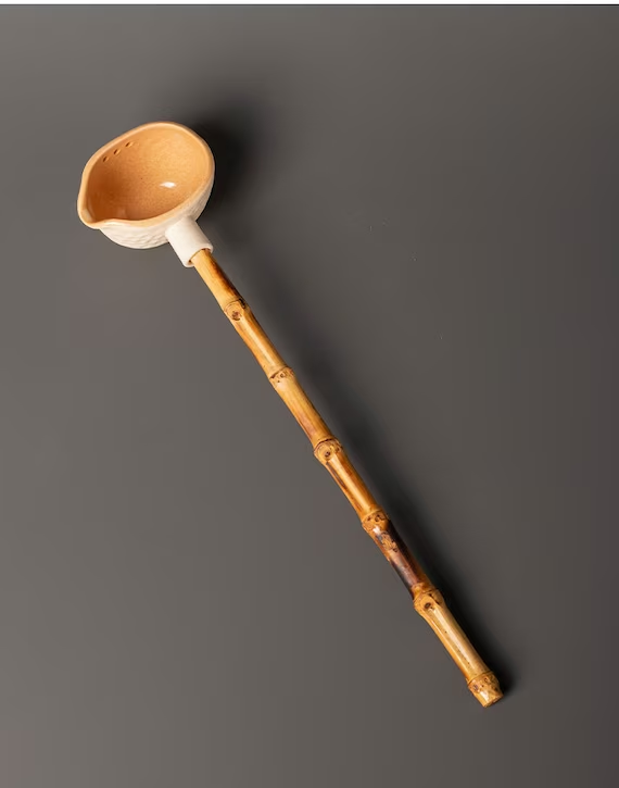 This is a pottery kettle