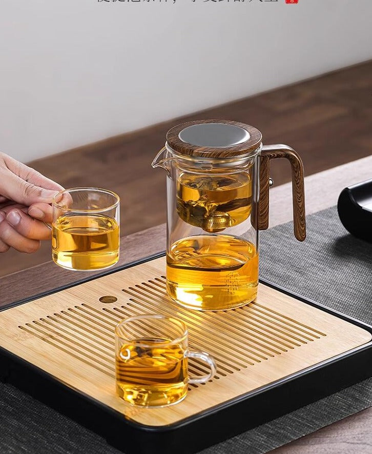 This is high borosilicate glass teapot.this is a magnetic teapot