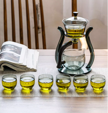 this is an automatic glass teapot