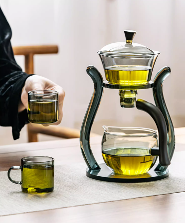 this is an automatic glass teapot