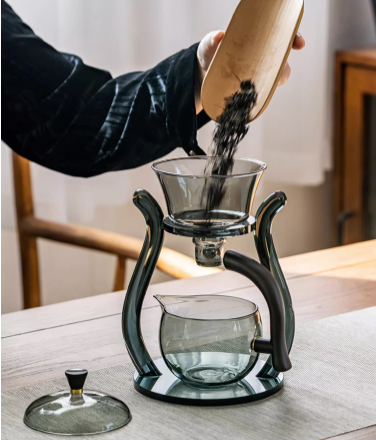 this is an automatic glass teapot