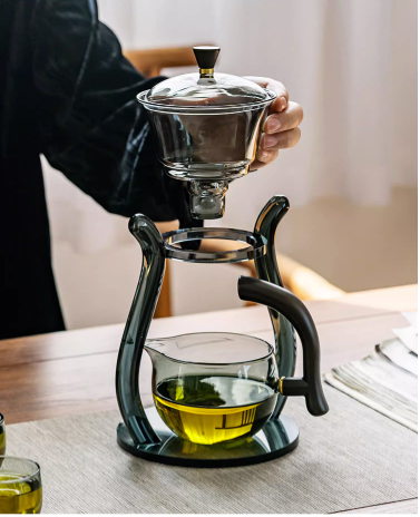 this is an automatic glass teapot