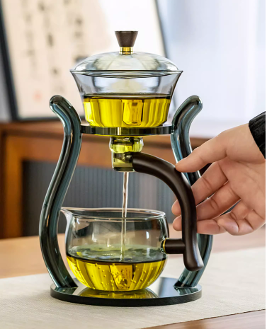 this is an automatic glass teapot