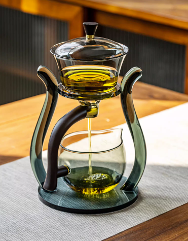 this is an automatic glass teapot