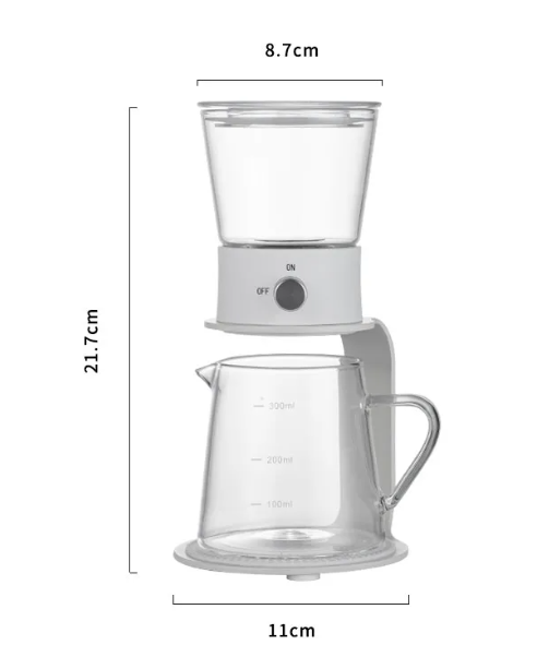 this is an automatic glass teapot.this is an ice drip coffee tea pot