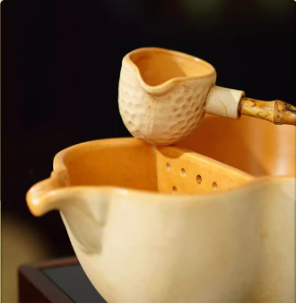 This is a pottery kettle