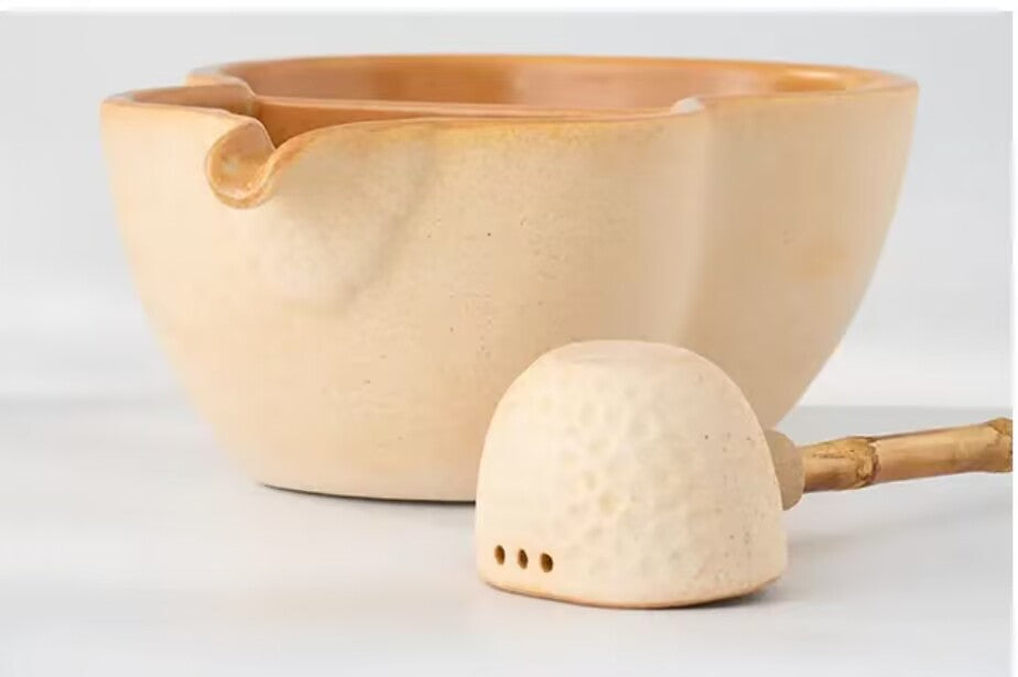 This is a pottery kettle