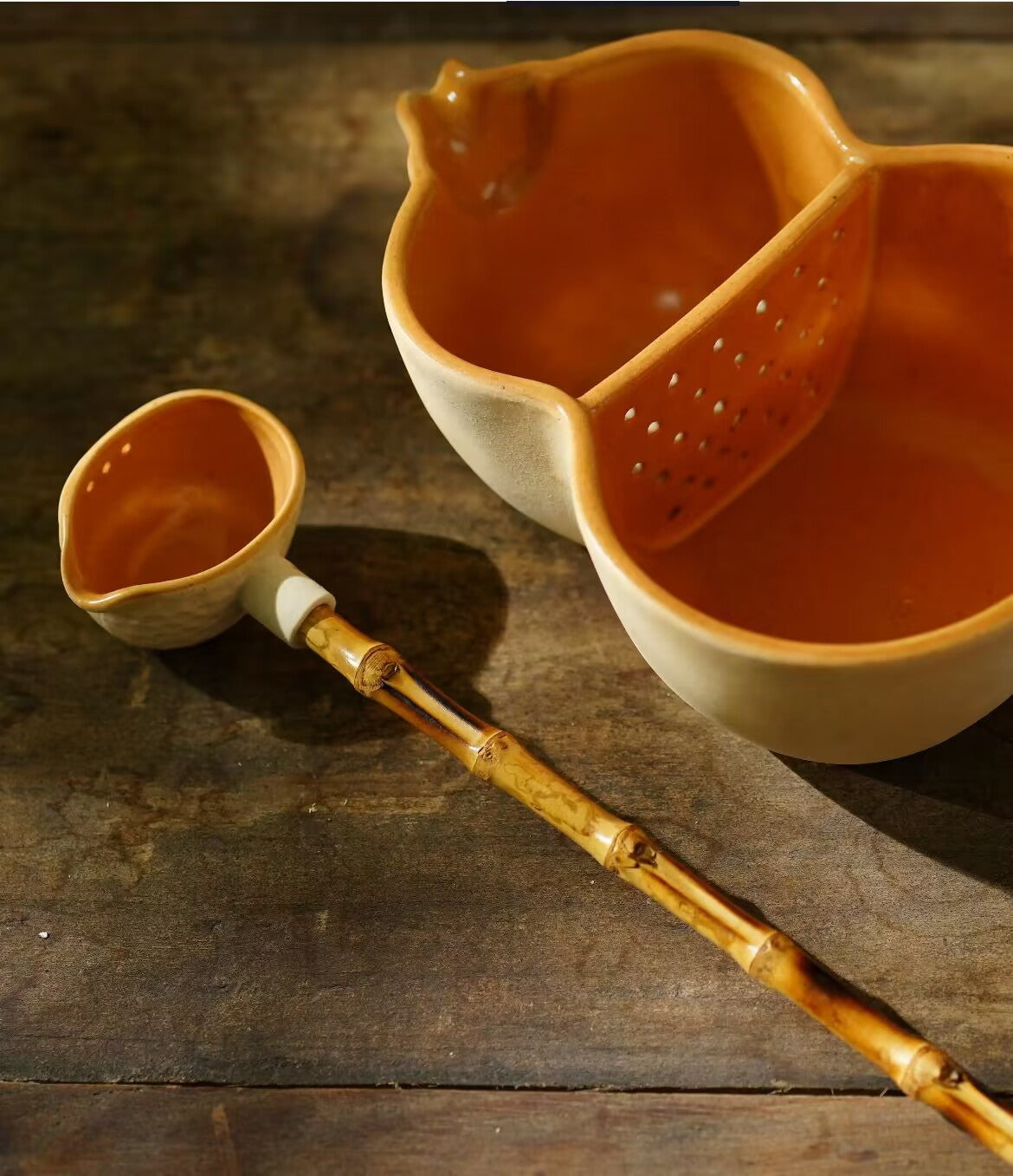 This is a pottery kettle