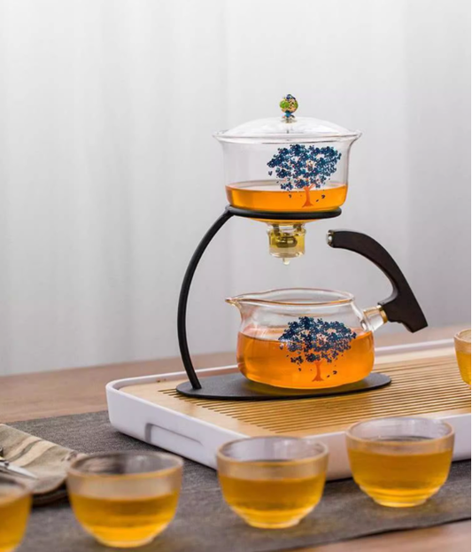 this is an automatic glass teapot