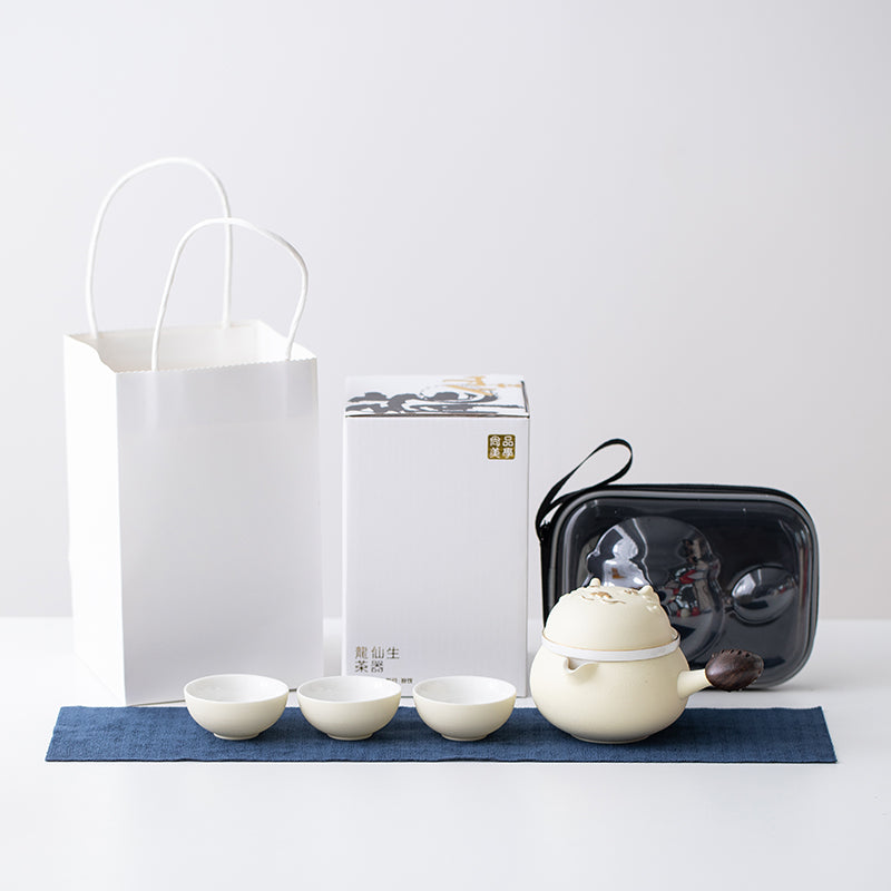 Chinese Dragon Easy Brewing Cup Cute Tea Set Creative Mug Ladies Tea Set Coffee Cup Set