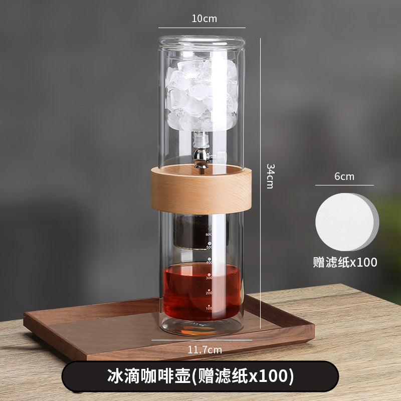 this is an automatic glass teapot.this is an ice drip coffee tea pot