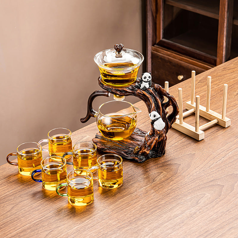 this is an automatic glass teapot