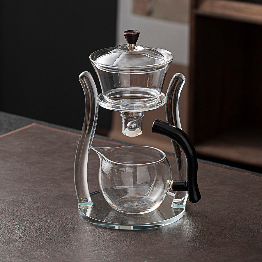 this is an automatic glass teapot