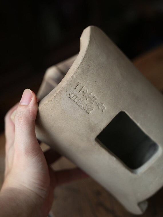 This is a pottery stove