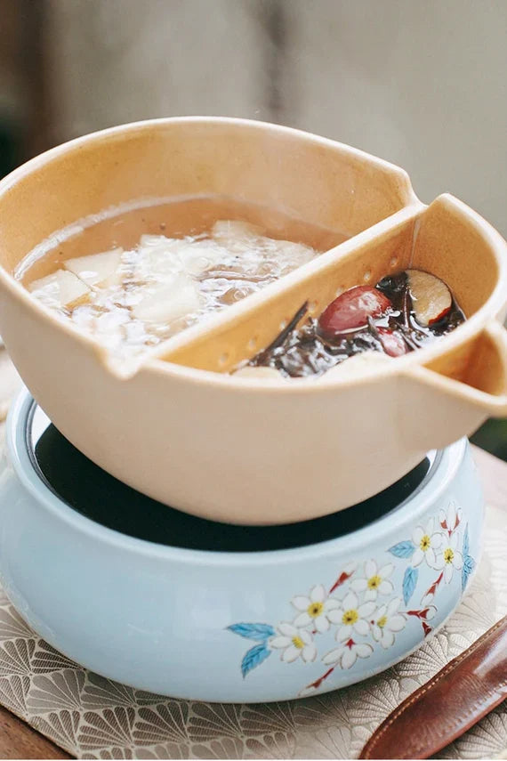 This is a pottery kettle