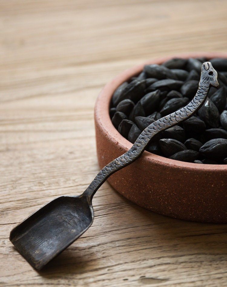 Handmade Copper Gongfu Stove Fire Chopsticks Shovel Hammer Brass Chopsticks Traditinal Chinese Charcoal Chopsticks Set